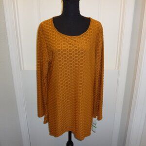 NWT-Ruby Red Nutmeg Long Sleeve Waffle Cone Pullover
